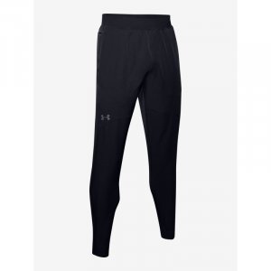 Tepláky Under Armour STRETCH WOVEN UTILITY TAPERED PANT-BLK, velikost M, barva: černá