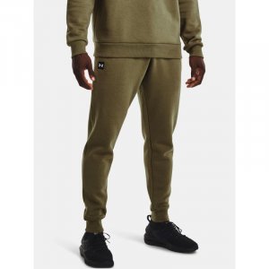 Tepláky Under Armour, UA Rival Fleece Joggers-GRN, velikost: M, barva: zelená