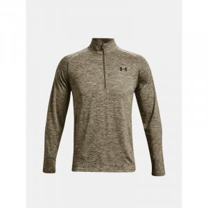 Tričko Under Armour, UA Tech 2.0 1/2 Zip, velikost: L, barva: zelená