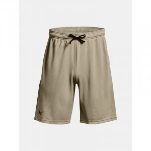 Kraťasy Under Armour, UA Tech Mesh Shorts, velikost: L, barva: hnědá