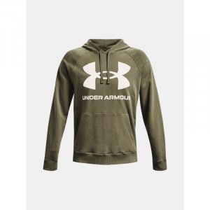 Mikina Under Armour UA Rival Fleece Big Logo HD, velikost: L, barva: zelená