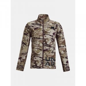 Bunda Under Armour, Hardwoods Graphic Jkt, velikost: L, barva: hnědá camo