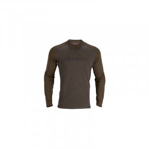 Tričko Härkila Metso L/S t-shirt, barva: zelená, velikost: 3XL