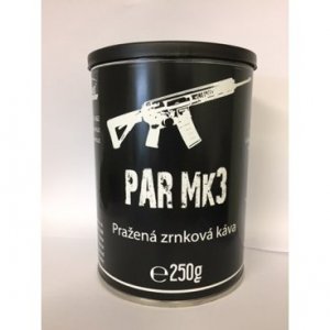 Kvalitní, čerstvá, zrnková káva Caliber Coffee, PROARMS ARMORY, PAR Mk3, plechovka, 250g