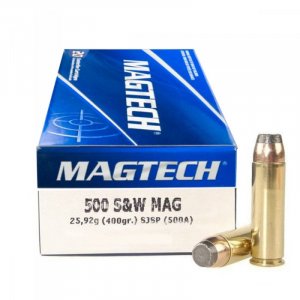 Náboj kulový Magtech, .500SW, 400GR, SJSP Flat