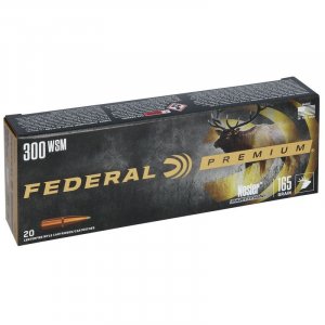 Náboj kulový Federal, Vital-Shok, .300 WSM, 165GR (10,6g), Nosler Partition