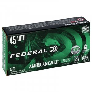 Náboj kulový Federal, American Eagle, .45 ACP, 140GR (9,0g), IRT
