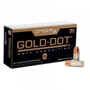 Náboj kulový Speer, Lawman Dold Dot, .38 Spec.+P, 125GR (8,9g), Gold Dot HP