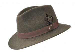 Myslivecký klobouk Werra, Albert, vel.: 60, 100% vlněná plsť, voděodolná úprava