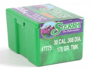 Střela Sierra Bullets, Tipped Match King,.30/ 7,62mm/ .308", 175GR, TMK