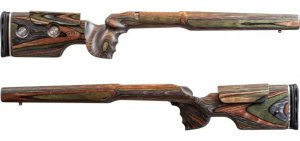 Pažba GRS Riflestocks, Hybrid, pro pušky Tikka T3/T3X, barva Green Mountain Camo