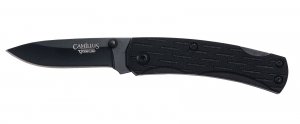 Zavirací nůž Camillus, CamLite Mini, čepel 5,1cm, Carbonitride Titanium Bonded, černý