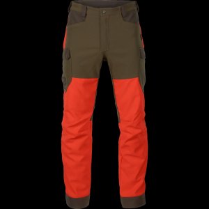 Härkila kalhoty Wildboar Pro, barva: oranžová/zelená, velikost: 50