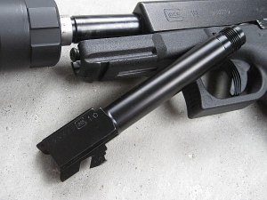 Hlaveň Glock, Model: G17, Ráže: 9mm Luger, se závitem M13x1