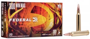 Náboj kulový Federal, Fusion, .300 Win.Mag., 180GR (11,6g), Bonded Soft Point