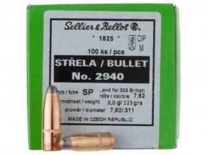 Střela Sellier a Bellot, Standard, 9,3mm, 285GR/18,50g, SP