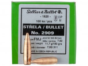 Střela Sellier a Bellot, Pistol-Revolver, 9mm Luger, 140GR/9,00g, FMJ