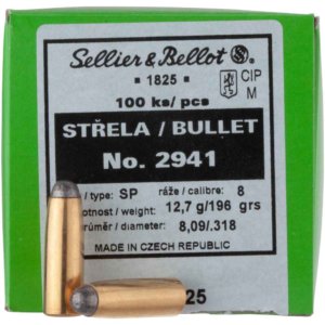 Střela Sellier a Bellot, Pistol-Revolver, .45 ACP, 230GR/14,90g, FMJ
