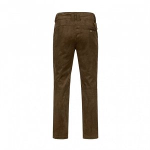 Kalhoty Blaser Marlon semišové zimní, barva: hnědá, velikost: 52