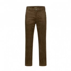 Kalhoty Blaser Marlon semišové zimní, barva: hnědá, velikost: 54