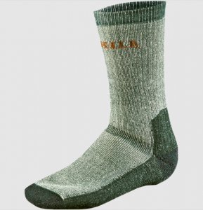 Ponožky Härkila Expedition sock, barva: šedá/zelená, velikost: M