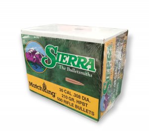 Střela Sierra, Match, .308"/7,62mm, 220GR, HPBT Match