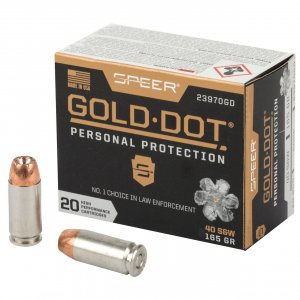 Náboj kulový Speer, Personal Protection G2, .40 SaW, 180GR (11,6g), GoldDot