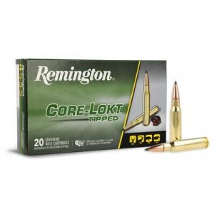 Náboj kulový Remington, Core-Lokt Tipped, .308 Win, 150GR (9,7g), Tipped Core-Lokt