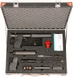 Pistole opakovací BaT, Model: Veterinary Pistol VP9, Ráže: 9mm Luger, hl.: 50mm, černá