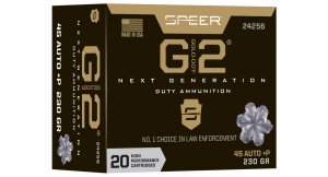 Náboj kulový Speer, Gold Dot, .45 ACP, 230GR (14,9g), Gold Dot G2