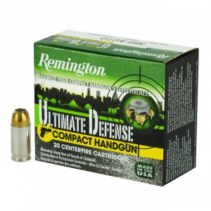 Náboj kulový Remington, Ultimate Defense, 9mm Br., 102 GR (6,6g), BJHP