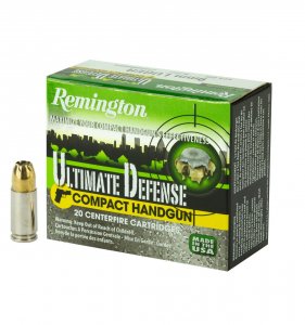 Náboj kulový Remington, Ultimate Defense, 9mm Luger, 124GR, BJHP