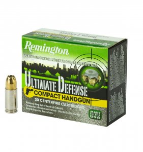 Náboj kulový Remington, Ultimate Defense, 9mm Luger, 124GR (8,0g), BJHP