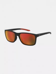 Sluneční brýle Under Armour UA HUSTLE 0005/S, velikost: M/L, barva: černo/oranžová