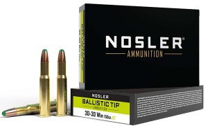 Náboj kulový Nosler, Ballistic Tip BT, .30-30 Win., 150GR (9,7g), Ballistic Tip