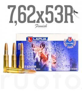 Náboj kulový Lapua, Mega, 7,62x53R, 185GR (11,9g), Mega