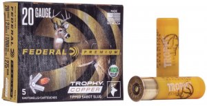Náboj brokový Federal, Premium Vital Shok, 20/70mm, 275GR, Copper Sabot Slug