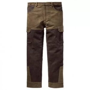 Kožené kalhoty Carl Mayer, vel.: 46, hnědé