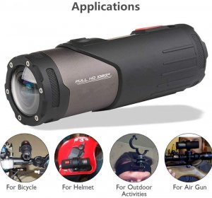 Kamera Zstar, HD720P Sport, vodotěsná, nárazuvzdorná, pro montáž na zbraně