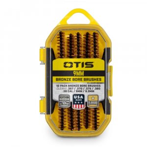 Sada kartáčků OTIS Technology, ráže .38", .357", 9mm, .375", bronzové, 10ks v balení