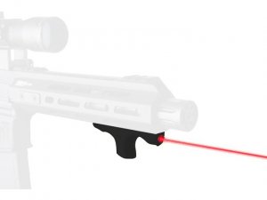 Laserový zaměřovač Viridan Wepon Tech, HS1, červený laser, na M-LOK s adaptérem W/P, černý