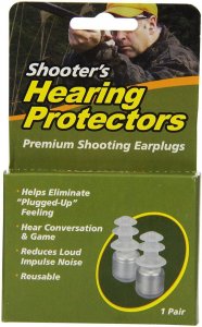 Chrániče sluchu Health Enterprises, vložné "špunty" s okamžitým tlumením při výstřelu