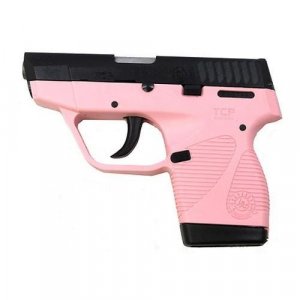 Pistole sam. Taurus, Model: PT-738 TCP, Ráže: 9mm Br., hl.: 3,3" (84mm), růžový rám
