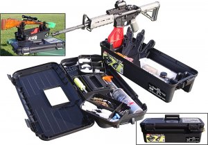 Centrum MTM Cases, Tactical, pro údržbu a čištění zbraní, především typu MSR-15, černé