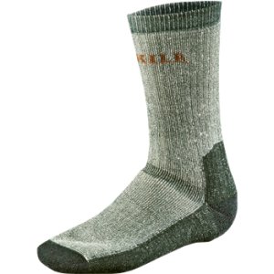 Ponožky Härkila Expedition sock, barva: šedá/zelená, velikost: L