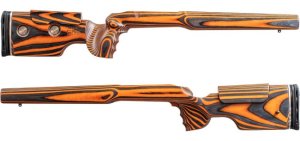 Pažba GRS Riflestocks, Hybrid, pro pušky Anschutz 1727, barva Orange/Black