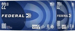 Náboj kulový Federal, Champion Range Pack, .22LR, 40GR (2,6g), LRN HV, balení 800ks