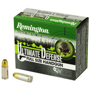 Náboj kulový Remington, Ultimate Defense, 9mm Luger, 124GR (8,0g), BJHP