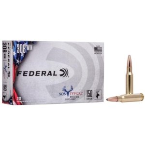 Náboj kulový Federal, Non-Typical Soft Point, .308 Win, 150GR (9,7g, Soft Point