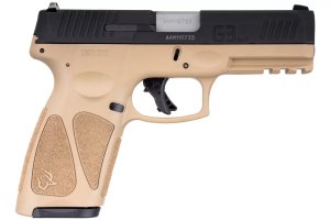Pistole sam. Taurus, Model: G3, Ráže: 9mm Luger, hl.: 4", ocelová mířidla, Tan/black